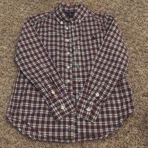 Boys plaid Ralph Lauren shirt